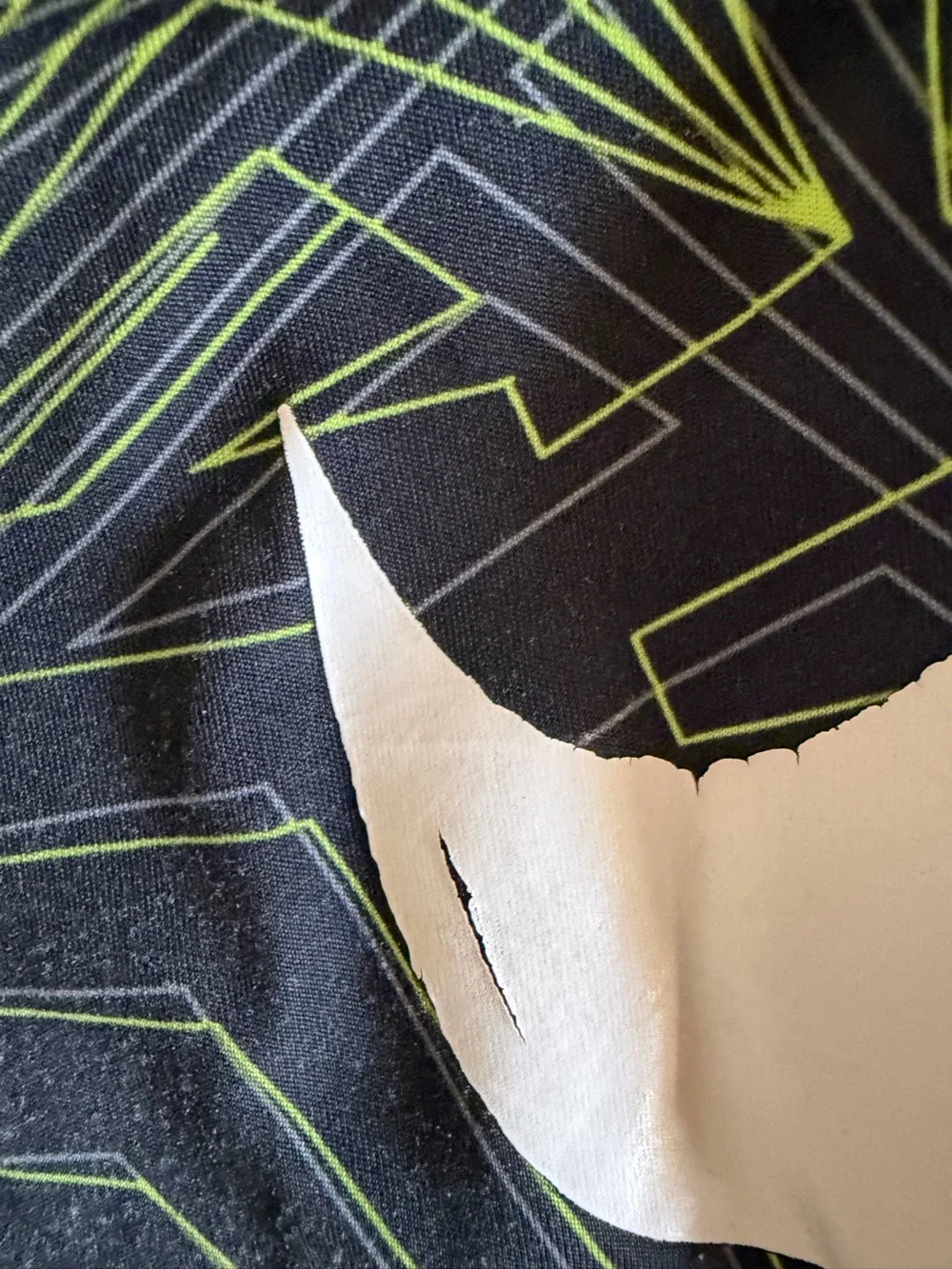 Nike Black Athletic Shorts with Neon Lime Accent